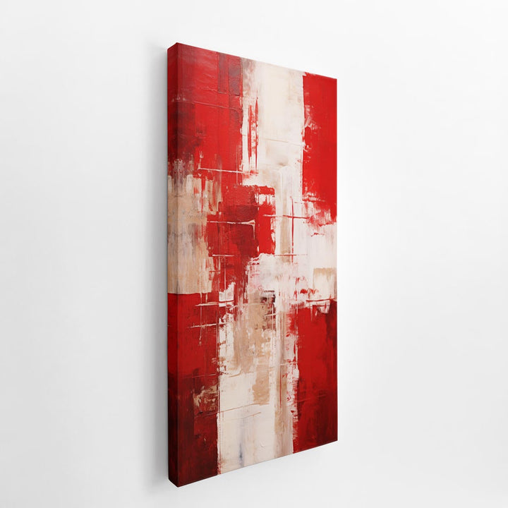 Red Modern Art  canvas Print