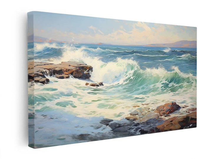 Sea Oil Painting  canvas Print