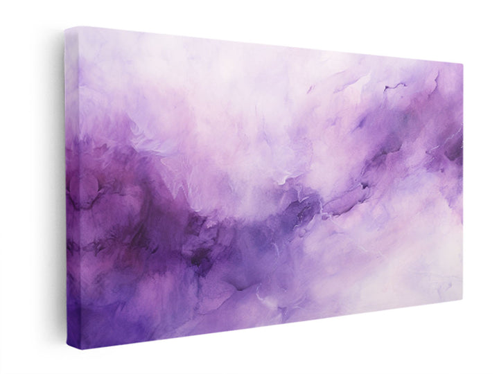 Purple Modern Art  canvas Print