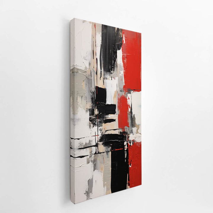 Red Contemporary Art  canvas Print