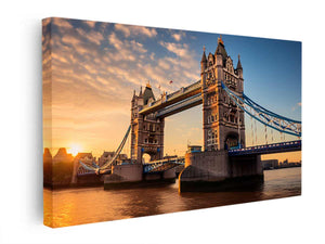 London Bridge Painting canvas Print