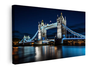 London Bridge At Night canvas Print