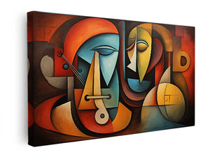 Cubism Art Painting canvas Print