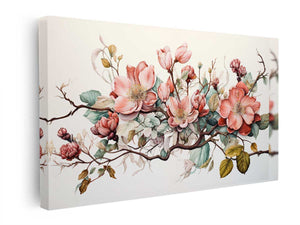 Flower Art canvas Print