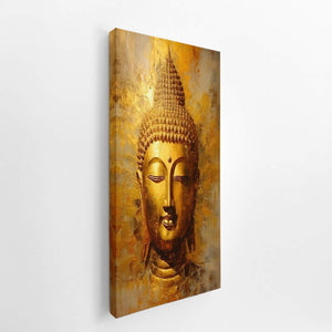 Buddha Gold Art Print canvas Print