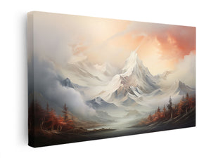 White Mountian canvas Print