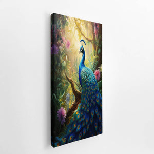 Beautiful Peacock Painting canvas Print
