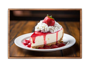 Strawberry Cheesecake Art Print Painting