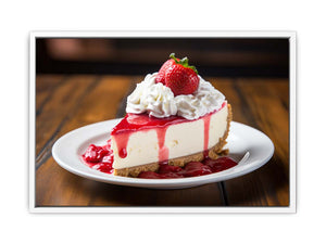 Strawberry Cheesecake Art Print Painting