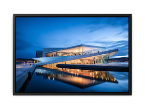 The Norwegian Opera House canvas Print