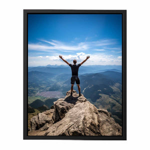 Inspire At Top Poster canvas Print