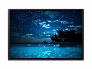 Glaxy & Stars Artwork canvas Print