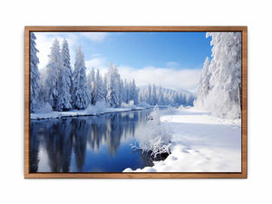 Swis Winter Art Painting