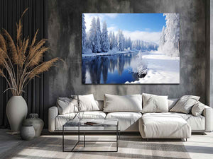Alpine Winter Mirror