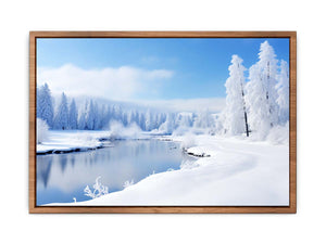 Switzeralnd Snow Art Painting