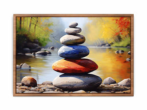 Stacking Stones Painting
