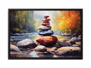 Stacking Stones canvas Print