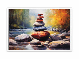 Stacking Stones Painting