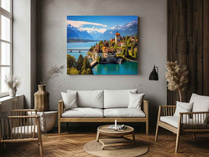 Switzerland Artwork Art Print