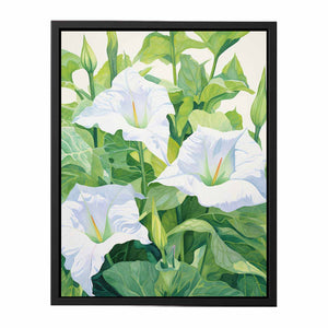 Jimson Weed Painting canvas Print