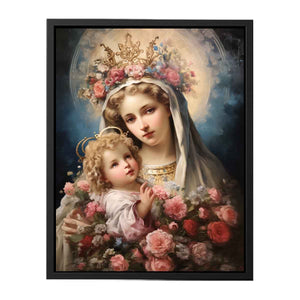 Beautiful Virgin Mary Artwork canvas Print