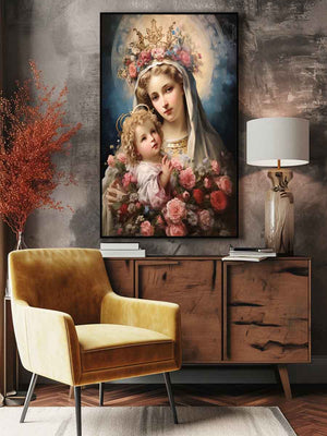 Beautiful Virgin Mary Artwork Art Print