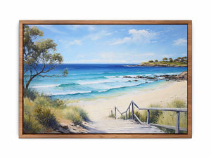 Jetty Beach Art Painting