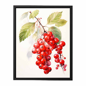 Berries Art canvas Print