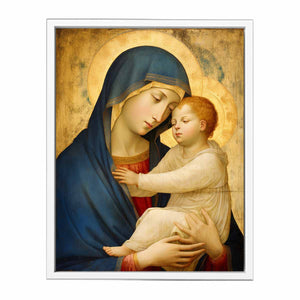 Mother Mary and Jesus artwork Painting