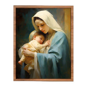 Mother Mary and Jesus art Painting