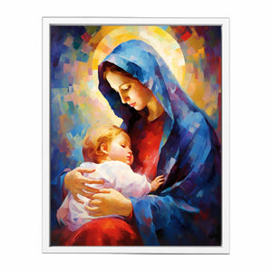 Mother Mary and Jesus Painting
