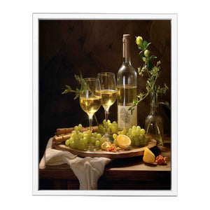 White Wine Still Love Painting