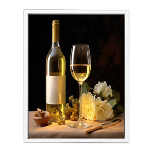 White Wine Artwork Painting