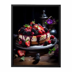 Cheesecake Poster canvas Print