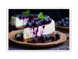 Blueberry Cheesecake Art