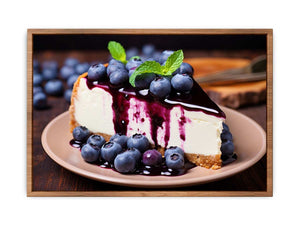 Blueberry Cheesecake Poster Painting