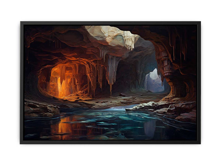 Cave Painting  canvas Print