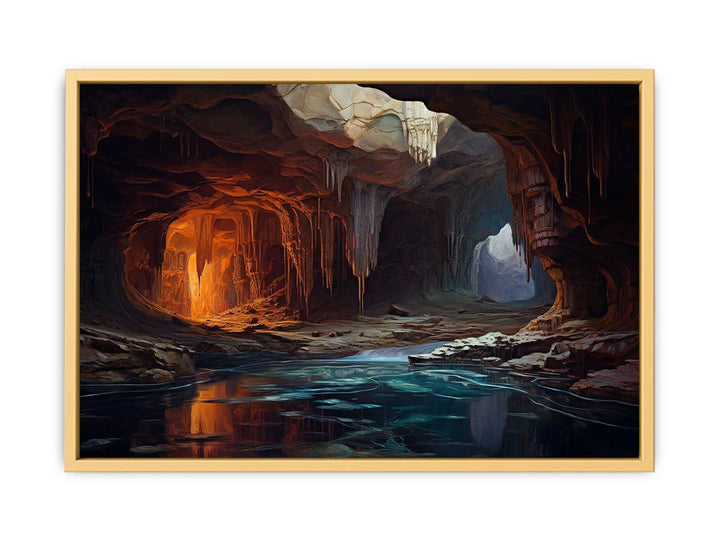 Cave Painting framed Print
