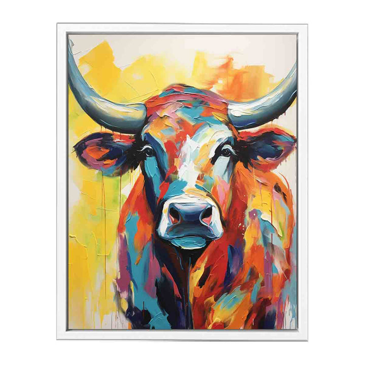 Modern Bull Painting  
