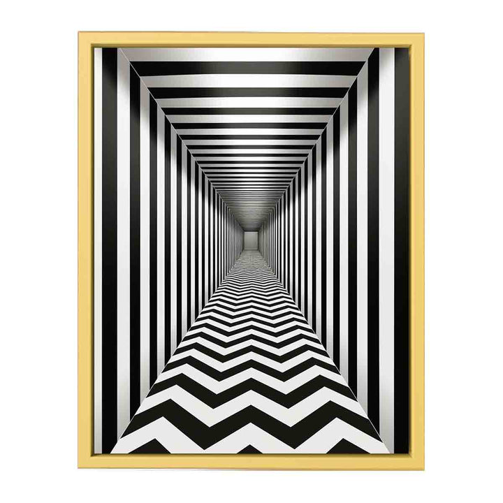 Modern  Art Originals Illusion framed Print