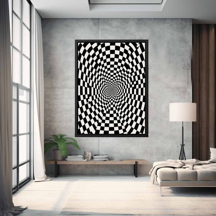 Modern Illusion Artwork Art Print