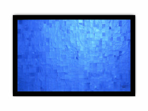 Blue Mosaic Calm canvas art for modern room decor.