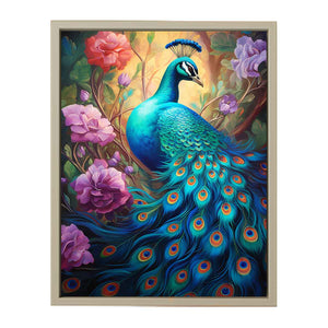 Peacock Poster Print framed Print