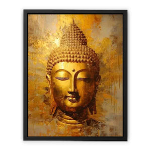 Buddha Gold Art Print canvas Print