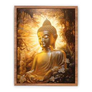 Buddha Gold Art Painting