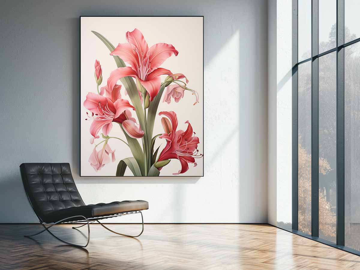 Coral Lily Bloom