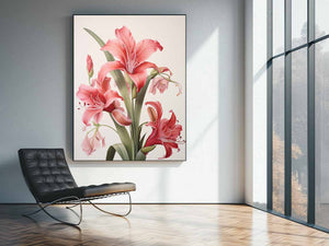 Coral Lily Bloom