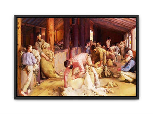 Shearing the Rams by Tom Roberts Painting