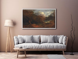 A Forest Road by Thomas Gainsborough Painting