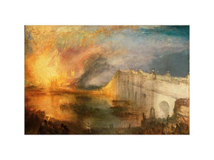 The Burning of the Houses of Parliament by Joseph Mallord William Turner